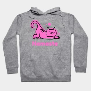 Cat Namaste Stretching Yoga Hoodie